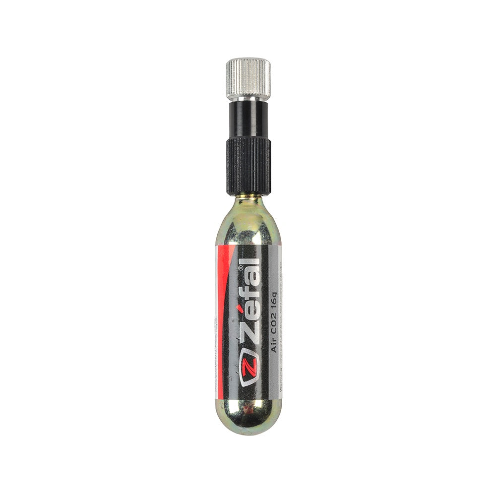 Zefal Ez Control CO2 Bike Pump - Portable & High Pressure Bicycle Tire Inflator for Road & Mountain Bikes - Perfect for Cycling, Commuting & Emergency Repairs