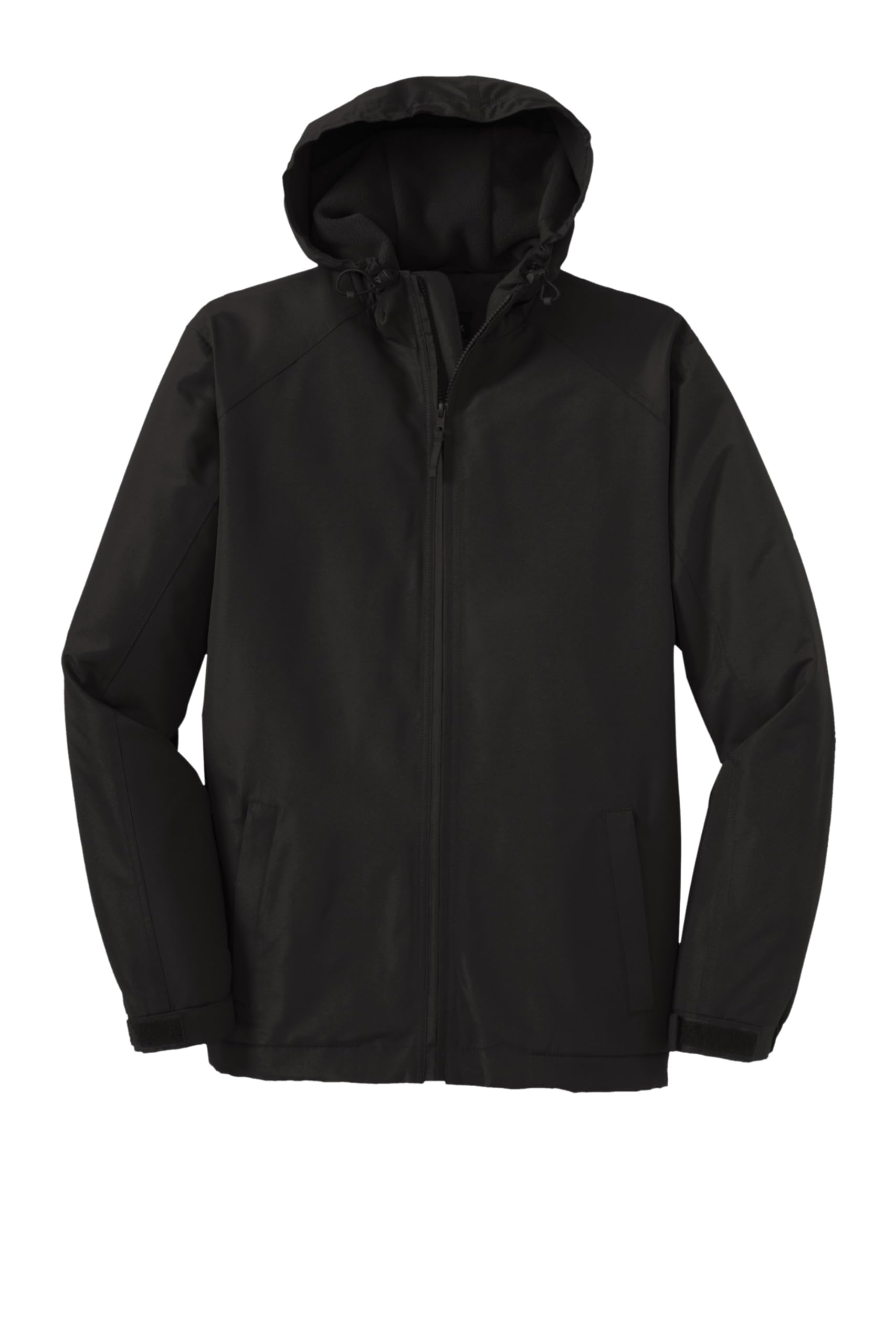 Port Authority Hooded Charger Jacket - Men's Lightweight Fleece-Lined Water-Resistant Work Jacket for Outdoor Activities & Casual Wear