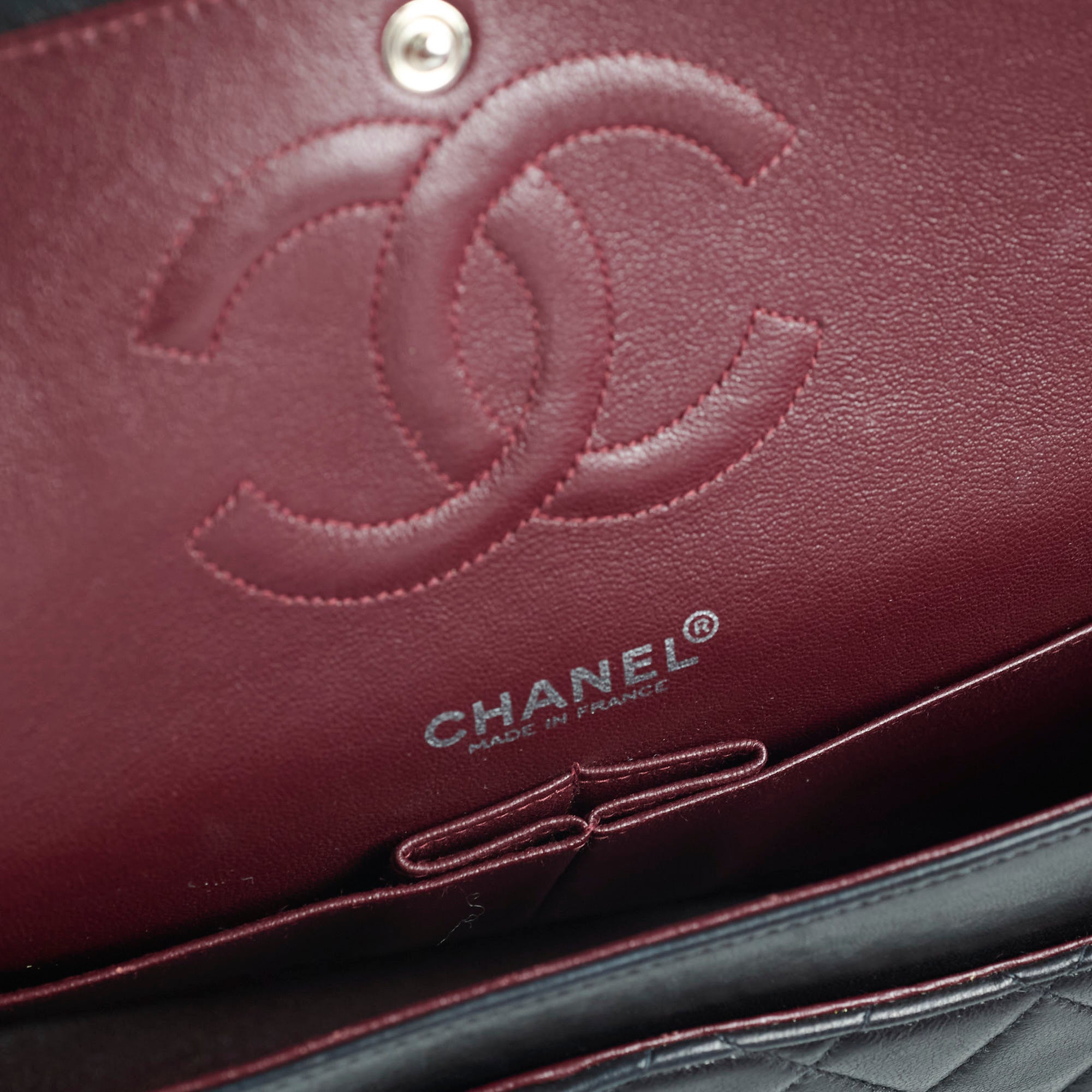 Chanel Medium/Large Double Classic Flap Bag in Black | Timeless Luxury Handbag for Women | Perfect for Work, Evening Events & Special Occasions