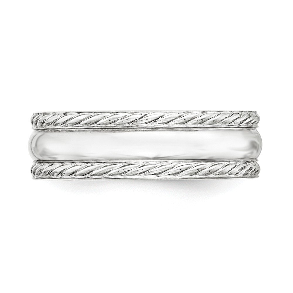 6mm Solid 925 Sterling Silver Wedding Band Ring for Men & Women - Perfect for Engagement, Anniversary, and Everyday Wear