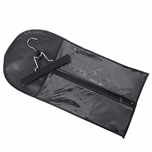 Premium Hair Extensions Storage Bag with Hanger - Wig Organizer & Extension Holder for Travel & Home (Black) - Perfect for Salon, Styling & Wig Care Accessories