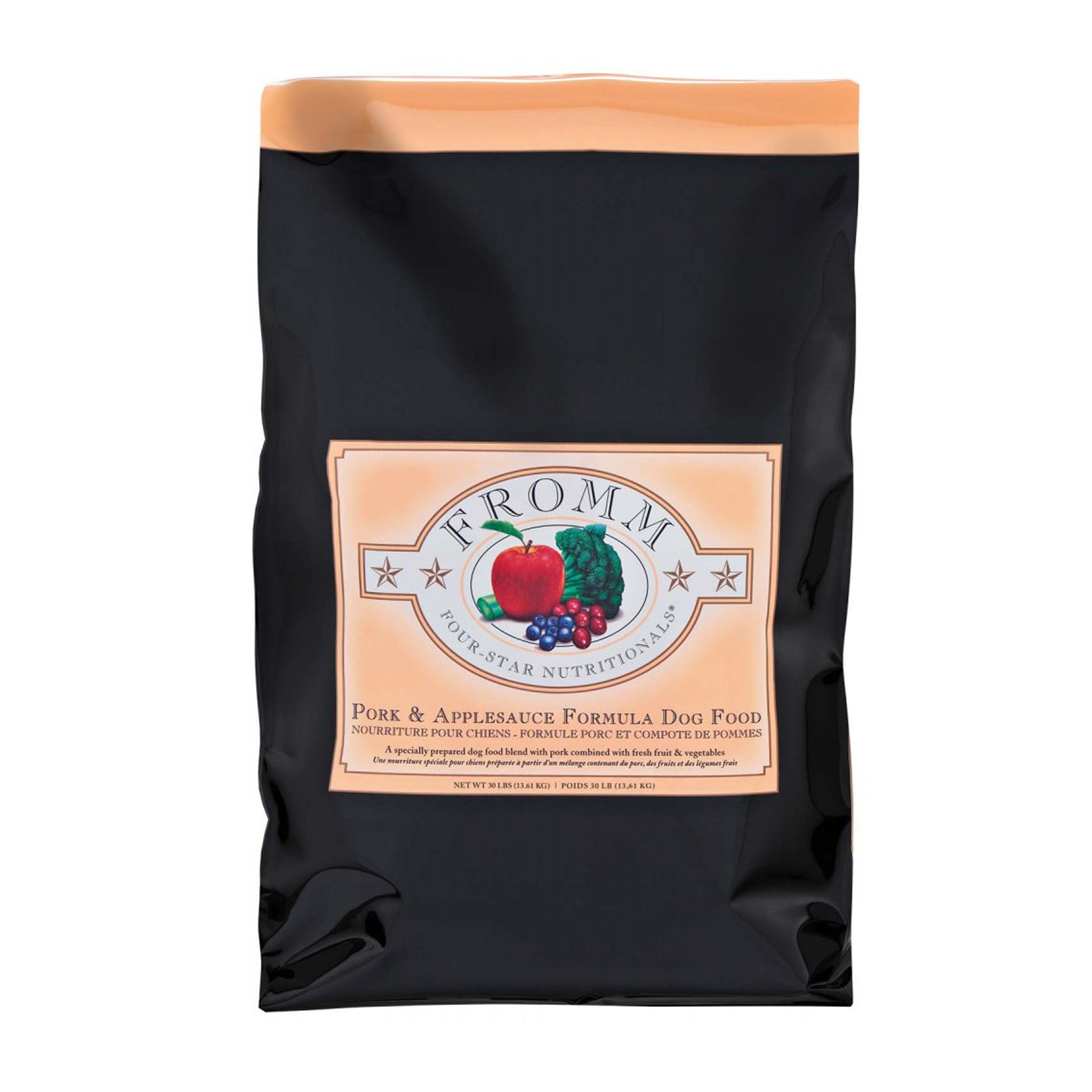 Fromm Premium Grain-Free Dry Dog Food - Pork & Applesauce Recipe for Adult Dogs | High Protein, Natural Ingredients | Ideal for Sensitive Stomachs & Allergies | Perfect for Daily Meals & Training Treats