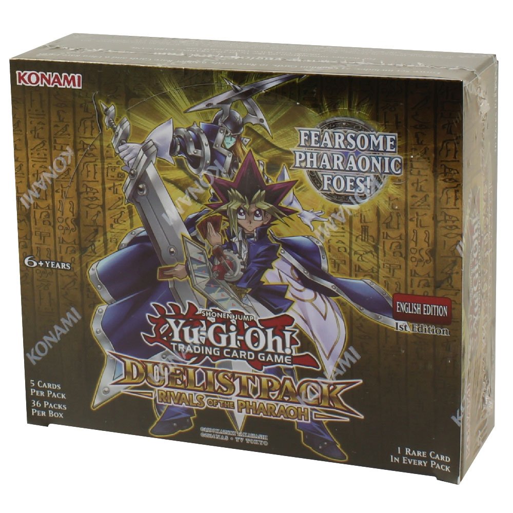 Yu-Gi-Oh! Rivals of the Pharaoh Duelist Packs Booster Box - 36 Packs (5 Cards Each) | Collectible Trading Cards for Duelists & TCG Players - Perfect for Tournaments, Game Nights & Gift Giving