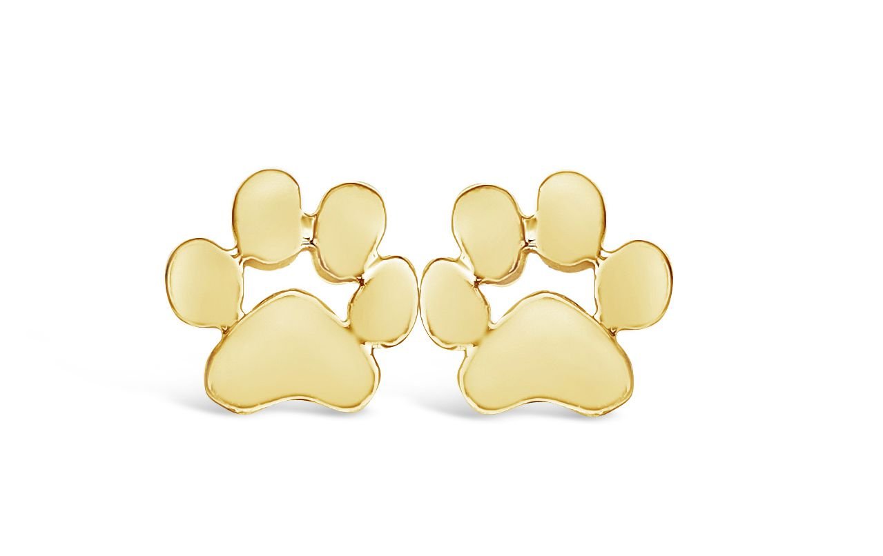 Rosa Vila Dog Paw Print Earrings - Dainty Puppy Earrings for Dog Lovers & Veterinarians - Perfect Gift for Women Who Love Dogs - Ideal for Casual Wear, Work, or Special Occasions