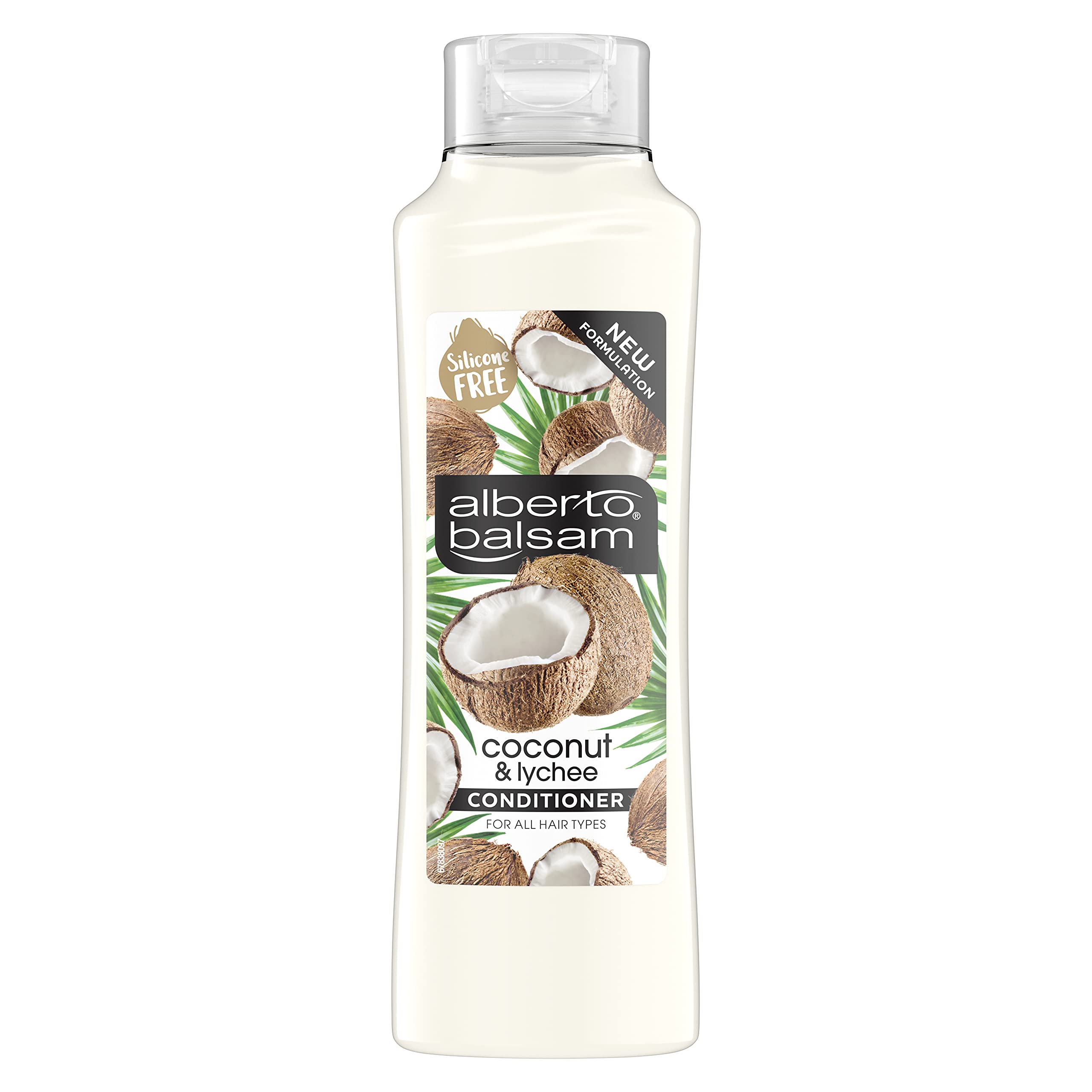 Alberto Balsam Coconut & Lychee Conditioner 350ml - Hydrating Hair Care for Dry & Damaged Hair - Perfect for Daily Use & Salon-Quality Results at Home