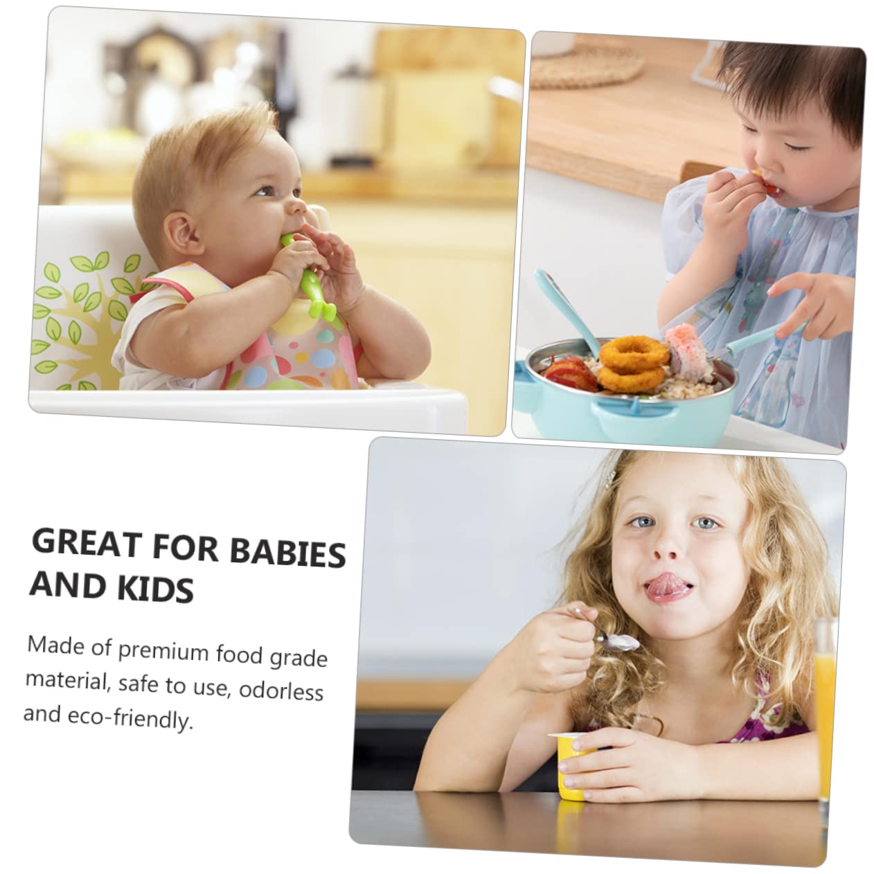 Hoement Stainless Steel Baby Food Warming Bowl with Suction Base - Non-Slip Toddler Feeding Plate for Complementary Foods - Perfect for Home, Travel & Daycare Use