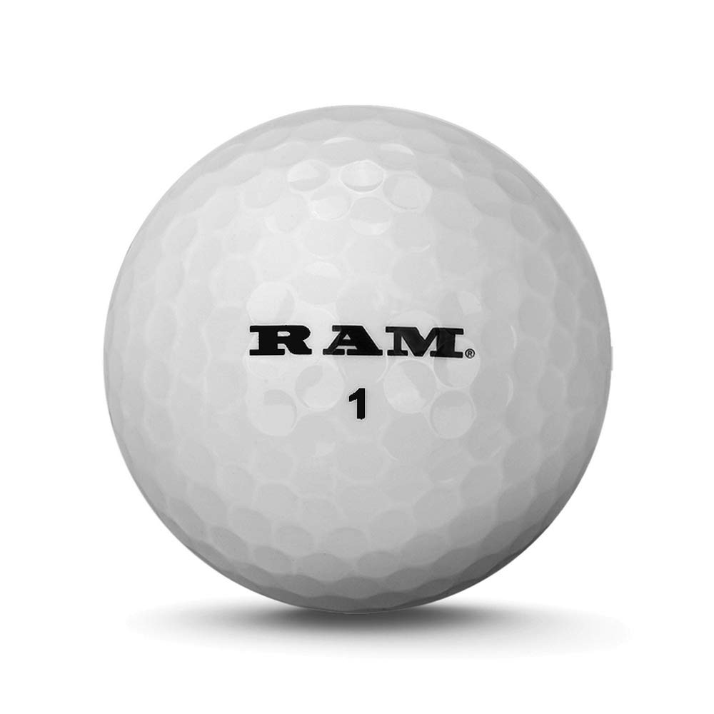 Ram 3 Dozen Laser Plus Soft Low Compression Golf Balls - Ideal for Slower Swing Speeds, Perfect for Beginners and Seniors on the Course