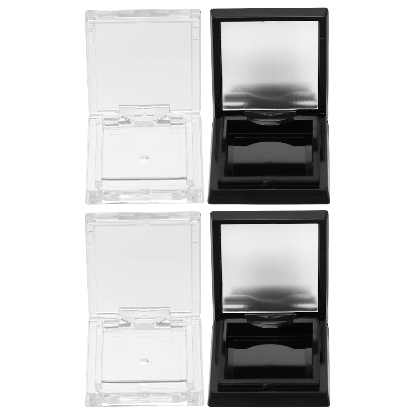 Beaupretty 4pc Empty Eyeshadow Palette - Travel Makeup Case for DIY & Storage
