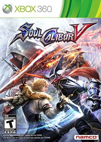 Used Soul Calibur V Xbox 360 Video Game - Fighting Game for Xbox 360 - Perfect for Gaming Collectors and Retro Gamers
