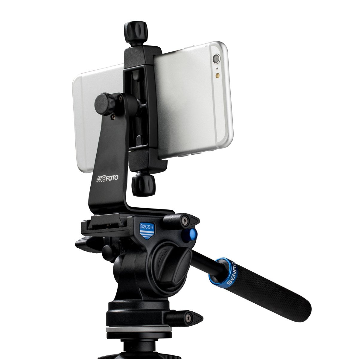 Benro TSL08AS2CSH SLIM Aluminum Video Tripod Kit with Handle - Professional Camera Stand for DSLR & Mirrorless (Open Box) | Perfect for Vlogging, Travel Photography & Outdoor Shooting