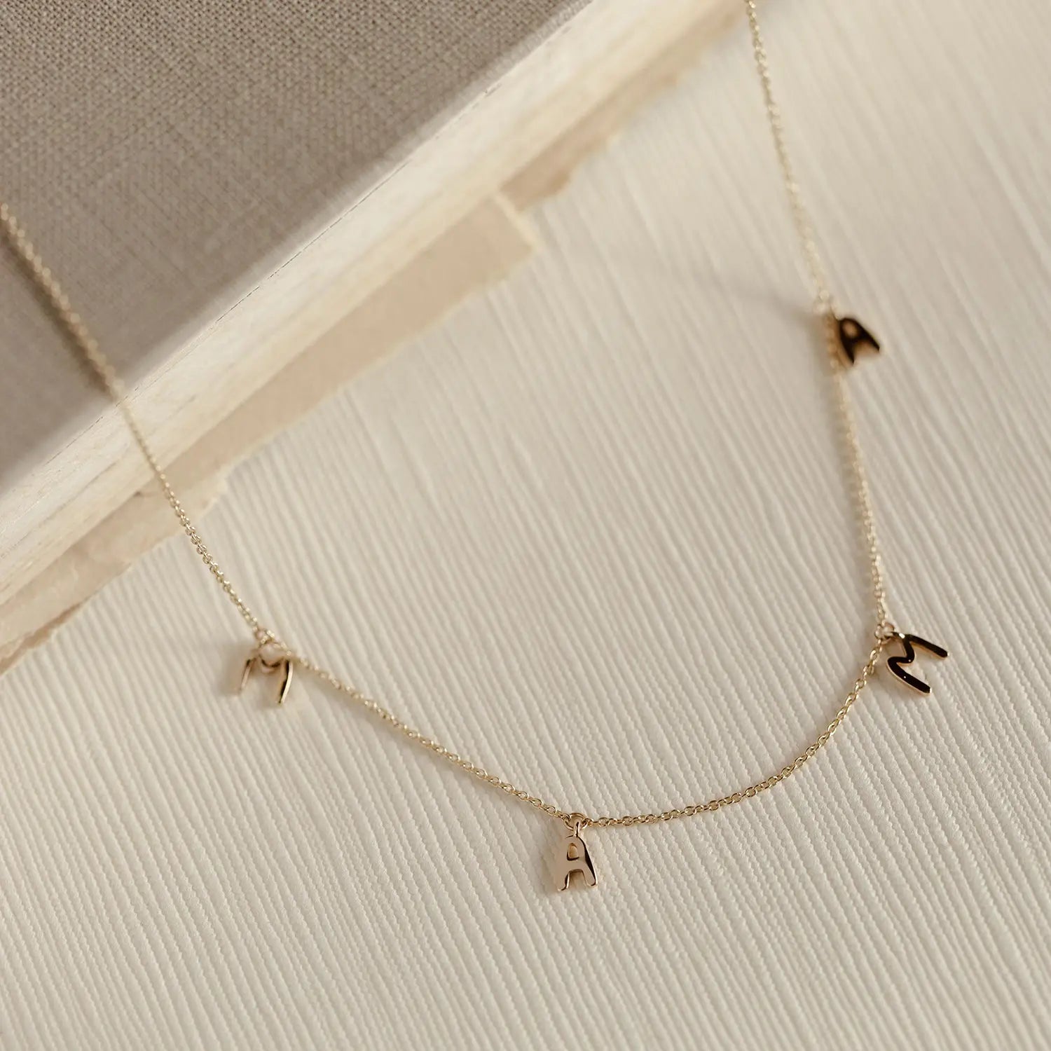 14K Yellow Gold Mama Necklace - Elegant Personalized Jewelry for Mothers, Gifts for Mom, Grandma, or Wife - Perfect for Mother's Day, Birthdays & Anniversaries