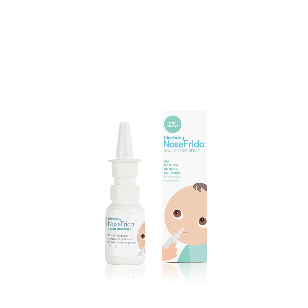 Fridababy NoseFrida Saline Nasal Spray for Babies - Gentle Snot Remover & Nasal Congestion Relief - Safe for Newborns, Infants & Toddlers - Perfect for Cold, Flu & Allergy Season
