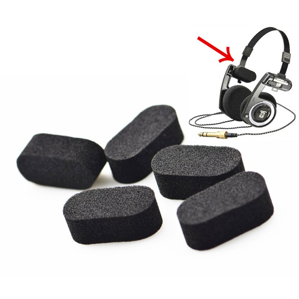 2 Pairs Black Replacement Sponge Headband Cushions for Koss Porta Pro PP Headphones - Comfortable Foam Ear Pads Repair Parts - Perfect for Music Lovers, Gamers & Travel Use