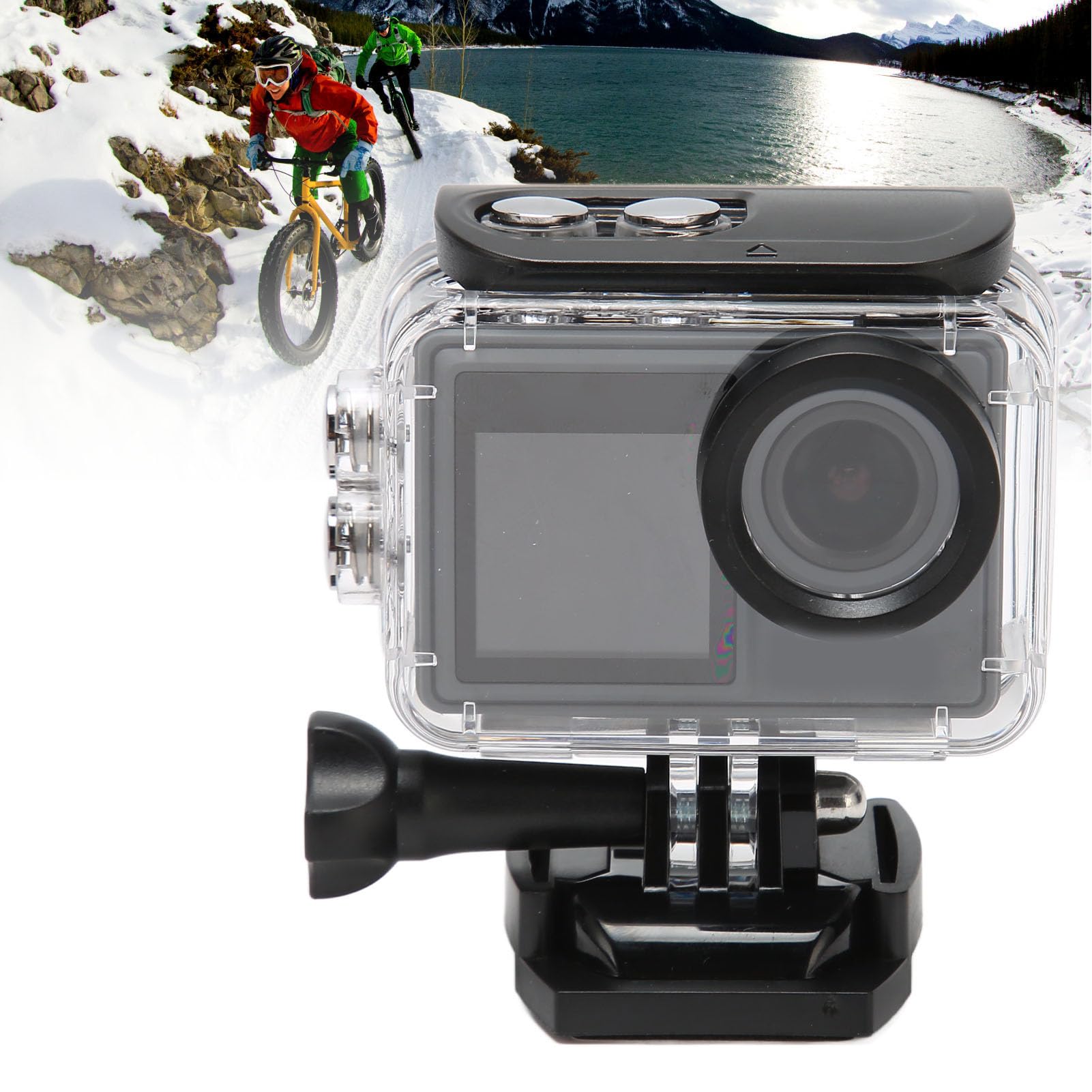 LJCM 5K Waterproof Action Camera - 4K Ultra HD Underwater Sports Camera with WiFi Remote Control, 2.0