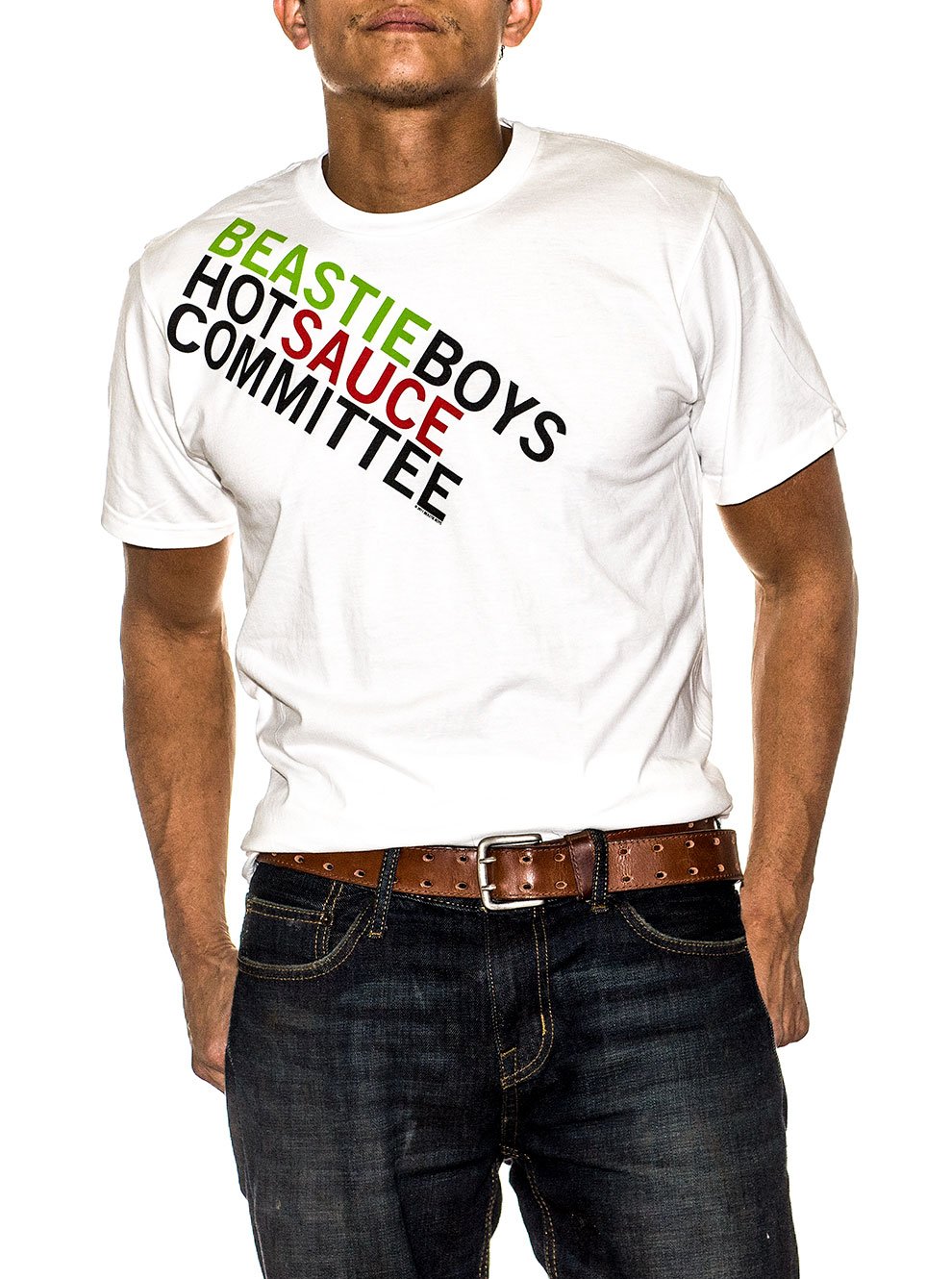 Beastie Boys Official Hot Sauce Committee Soft Cotton T-Shirt - White Band Tee for Men & Women | Perfect for Concerts, Gifts & Casual Wear