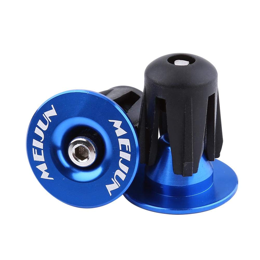 Tbest 2-Pack Colorful Aluminum Bike Handlebar End Plugs - Durable Bar Grips & End Caps for Mountain & Road Bikes (MTB Accessories) - Perfect for Cycling Safety & Bike Customization