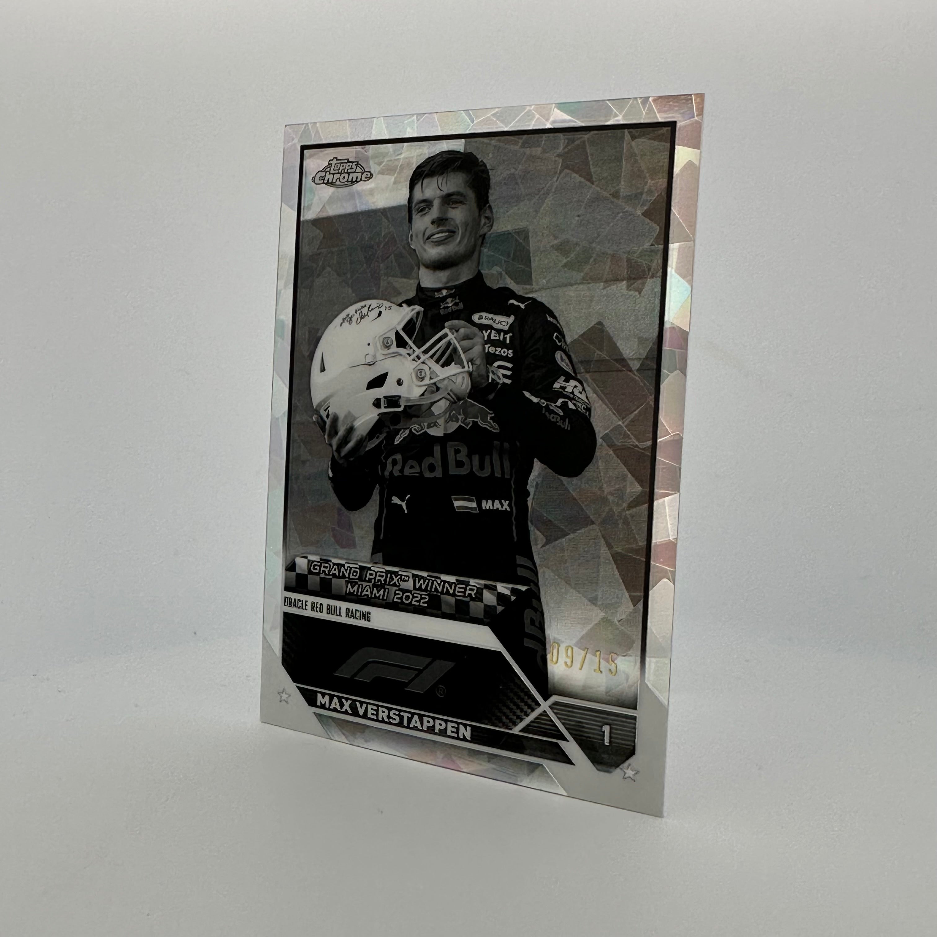 2023 Topps Chrome Sapphire Max Verstappen #148 F1 Racing Card - Black & White Edition - Perfect for Collectors, Sports Memorabilia Fans & F1 Enthusiasts