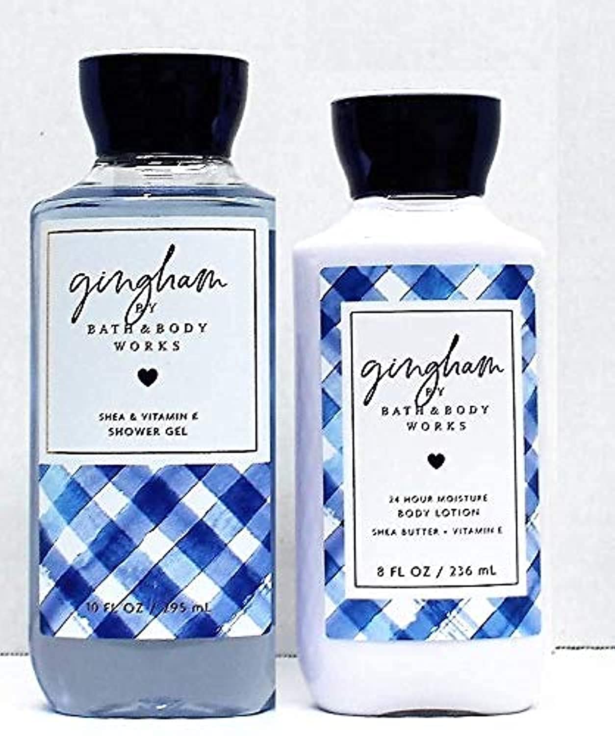 Bath & Body Works GINGHAM DUO Gift Set - Full Size Body Lotion & Shower Gel for Women - Perfect for Birthday, Anniversary & Holiday Gifts