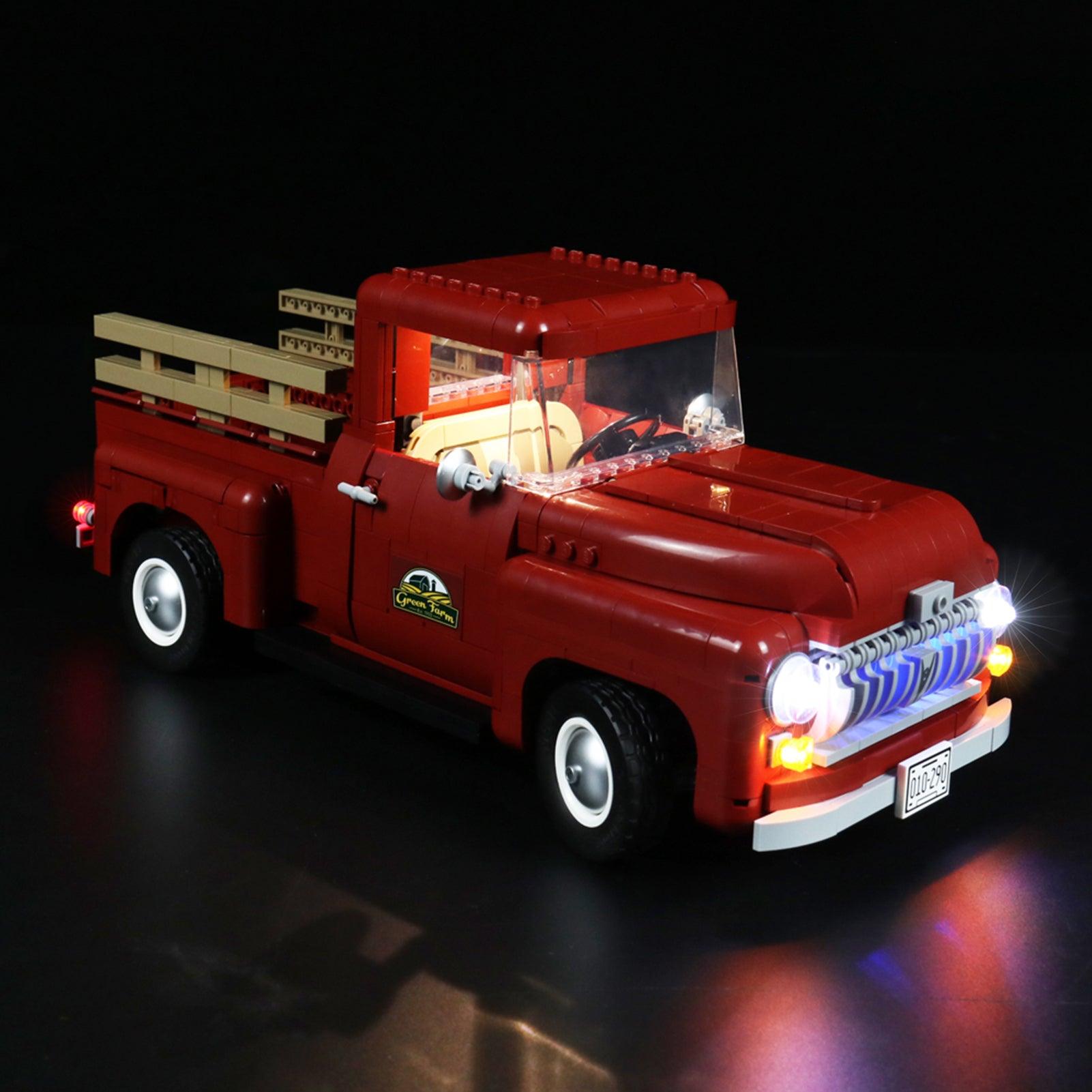 LEGO Technic Pickup Truck 10290 Light Kit - Compatible with LEGO Building Blocks - Perfect for Nighttime Display & Model Car Enthusiasts