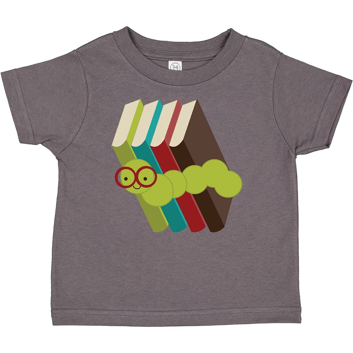 Inktastic Bookworm Books Reading Baby T-Shirt - Cute Reading-Themed Outfit for Infants & Toddlers - Perfect for Library Visits, Storytime & Book Lovers