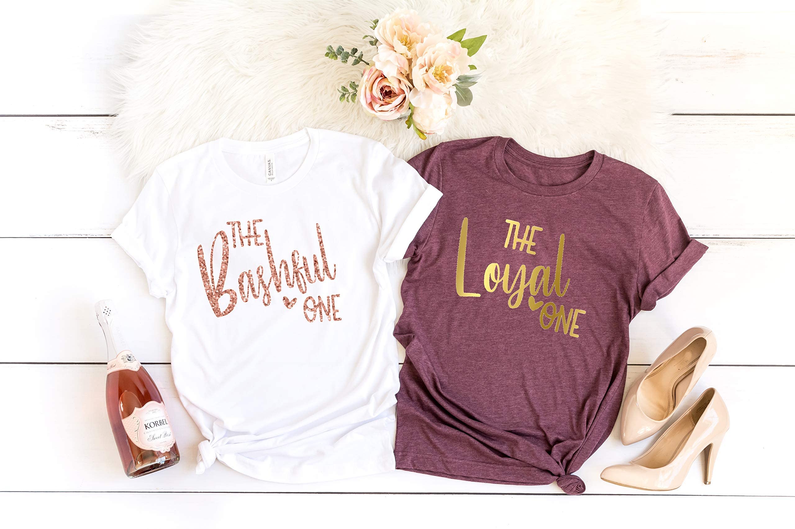 Best Friends Matching Shirts for Women - Funny Birthday Party & Weekend Trip Group T-Shirts - 