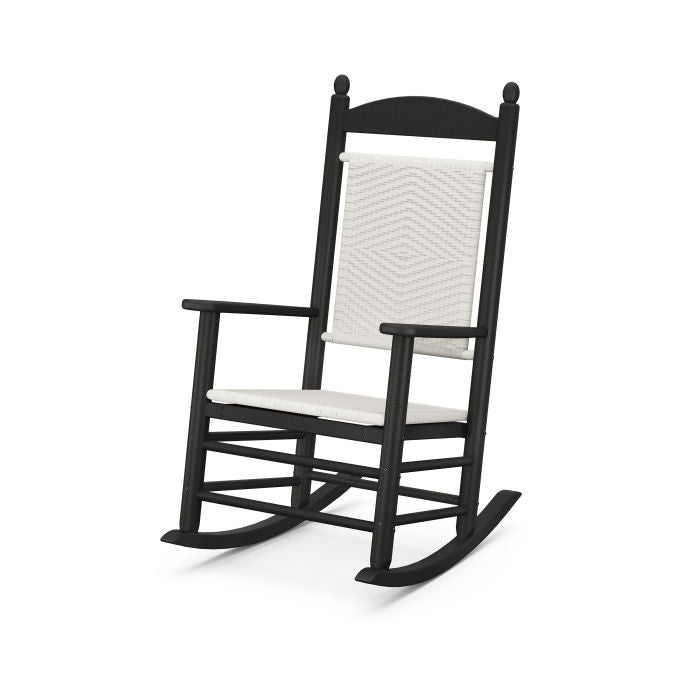 Black Frame/White Loom Weave