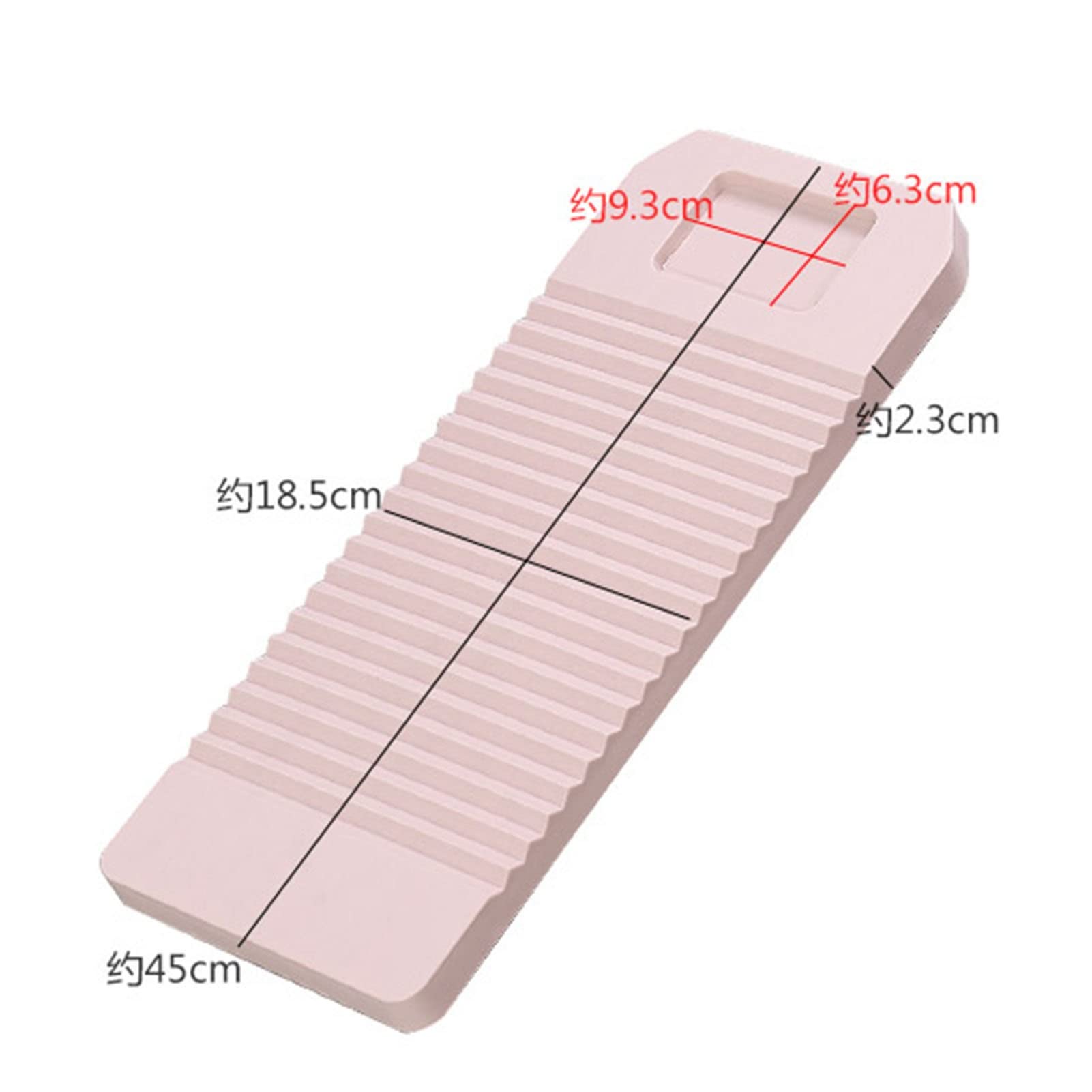 Non-Slip Plastic Mini Washboard - DCFV Rectangle Laundry Board for Underwear & Socks | Portable, Space-Saving Design with Hanging Hook | Perfect for Travel, Camping & Small Space Living