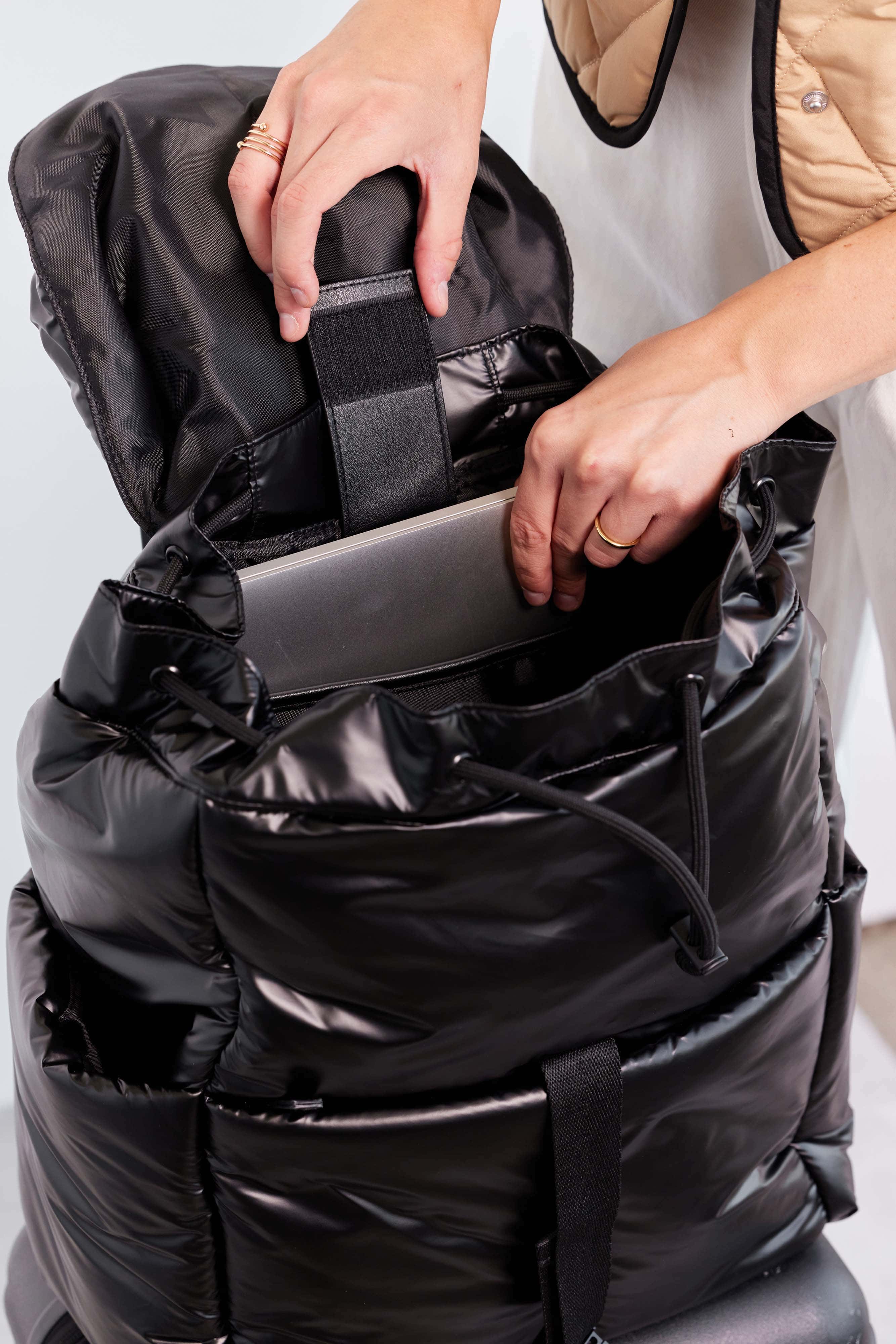 Durable Black Cargo Backpack for Travel, Hiking & Commuting - Waterproof & Spacious Storage for Everyday Use