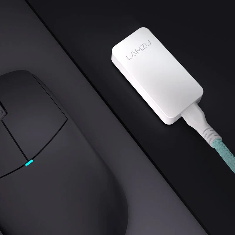 Lamzu 4K Hz Wireless Receiver Dongle for Gaming Mouse - Ultra-Low Latency USB Adapter for PC & Laptop Gamers (Perfect for FPS, MOBA & Esports)