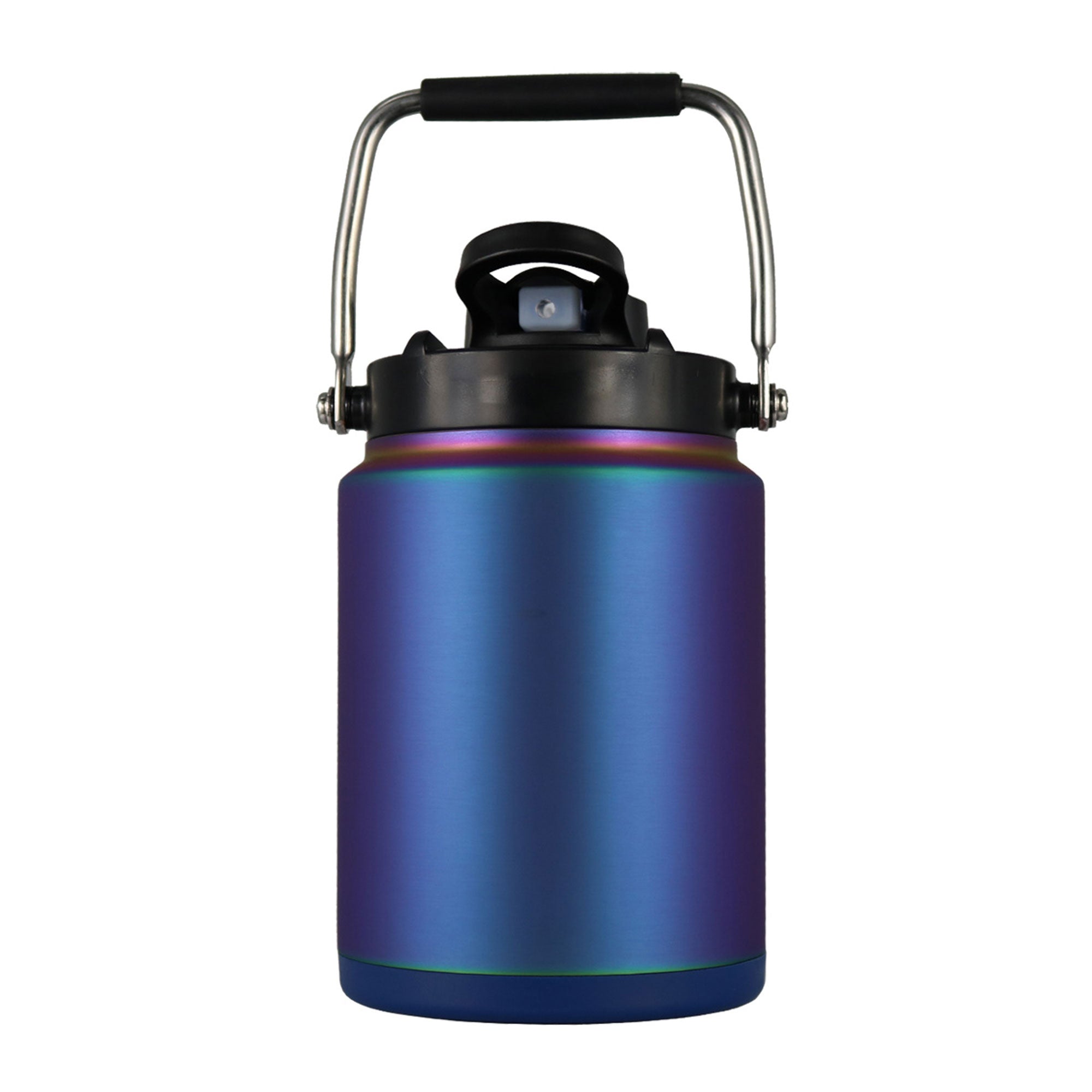 Half Gallon Glass Jug with Non-Slip Silicone Base - Wisteria Purple - Perfect for Iced Tea, Lemonade & Cold Brew Coffee at Home or Office