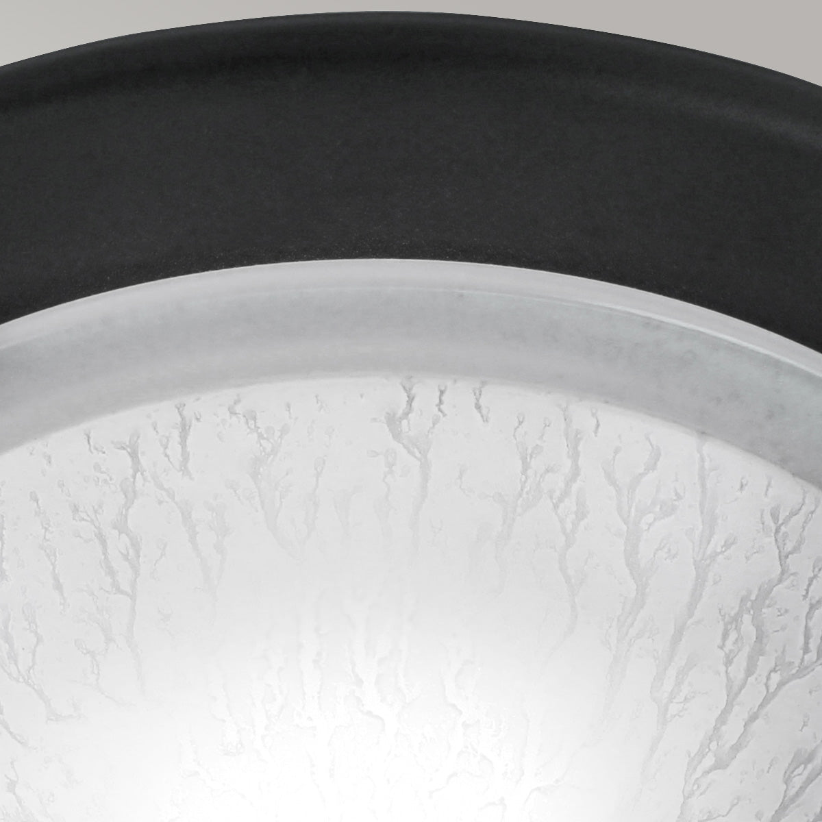 Berwick 1-Light Flush Mount Ceiling Light Fixture - Black Finish with E27 Socket - Perfect for Bedroom, Hallway or Closet Lighting