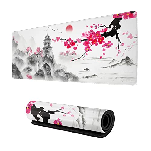 Japanese Cherry Blossom Ink Painting