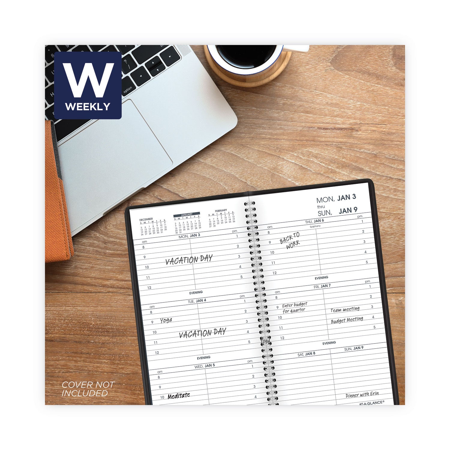 AT A GLANCE® 2025 Weekly Appointment Book Refill - Hourly Ruled Pages, 6.25