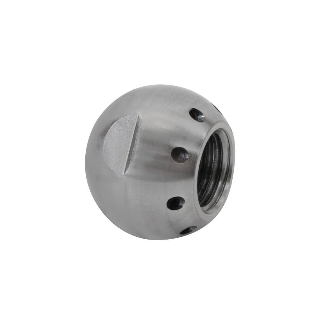Suttner Grease Ball Non-Rotating Sewer & Drain Nozzle - 1/4 Inch Thread, 7252 PSI (Model 120000860) - Ideal for High-Pressure Drain Cleaning in Commercial Kitchens and Industrial Plumbing Systems