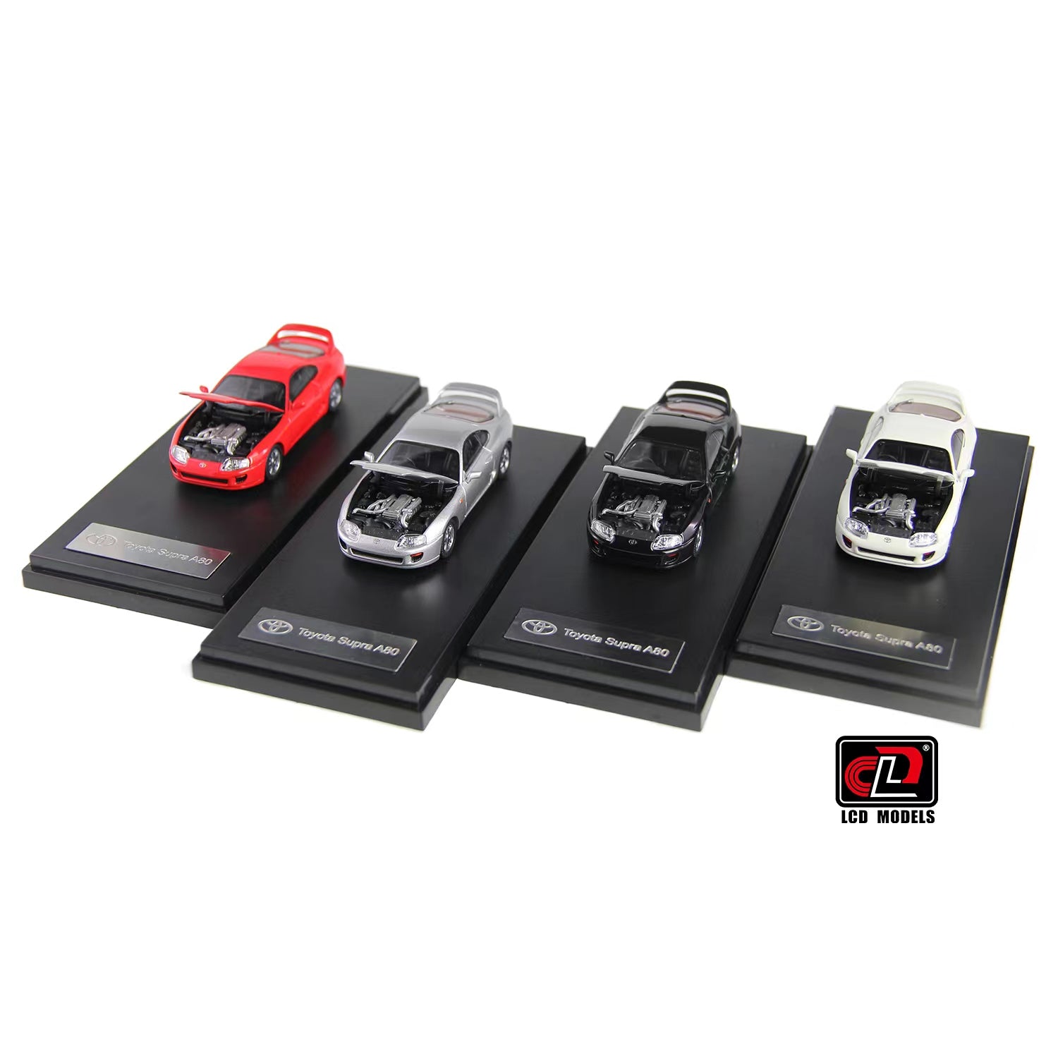 1:64 Scale Toyota Supra (JZA80) Diecast Model Car - Black - Collectible Toy for Display, Racing Games & Gift Giving