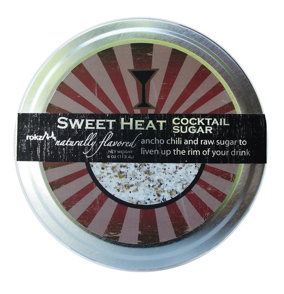 Sweet Heat Rimming Sugar - Spicy & Sweet Cocktail Rim Garnish for Margaritas, Bloody Marys & More - Perfect for Parties & Home Bars