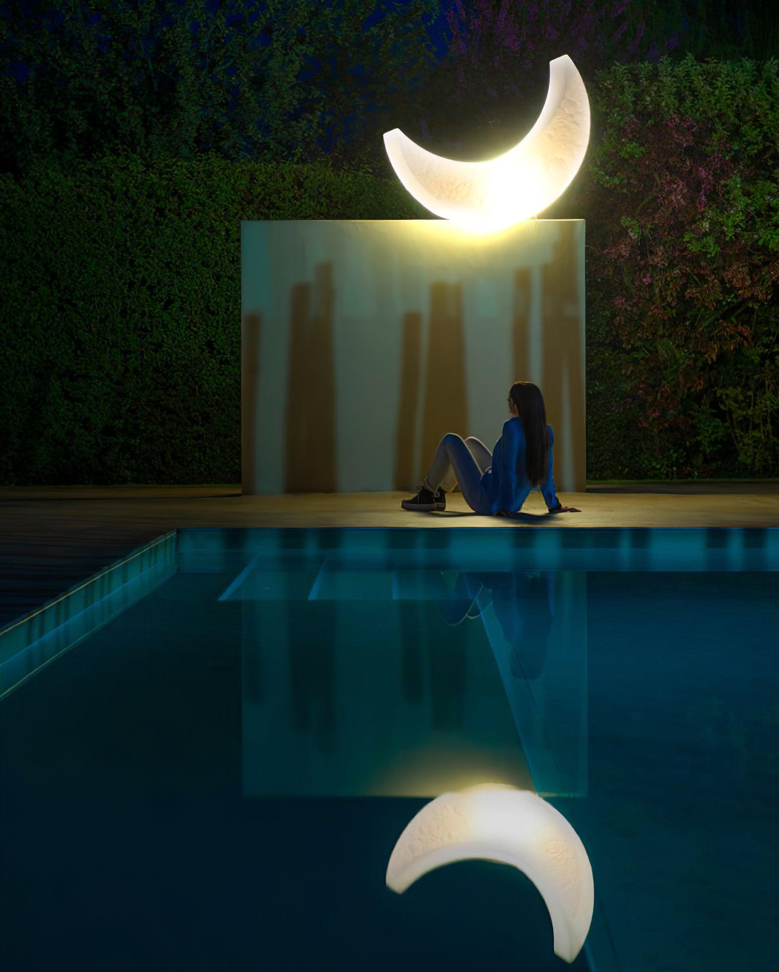 My Moon Floor Lamp - Modern LED Night Light for Bedroom, Nursery & Living Room - Perfect for Relaxation, Reading & Decor
