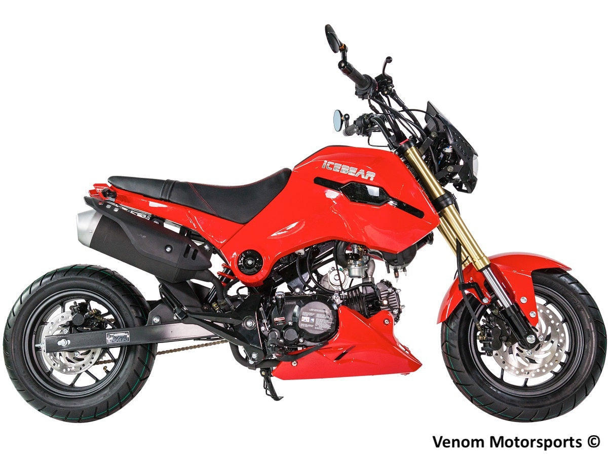 Venom X19R Fuerza 125cc 4-Speed Gas-Powered Dirt Bike - Off-Road Motorcycle for Adults & Teens - Perfect for Trail Riding, Motocross & Backyard Adventures