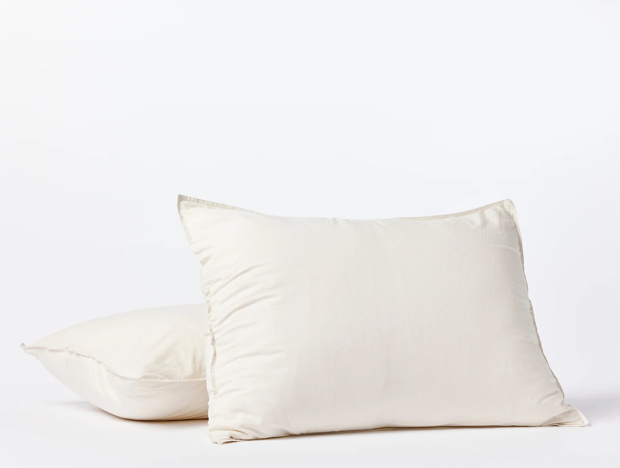 Organic Crinkled Percale Duvet Cover Set - 100% Cotton Breathable Bedding for All Seasons - Perfect for Master Bedroom, Guest Room & Vacation Homes