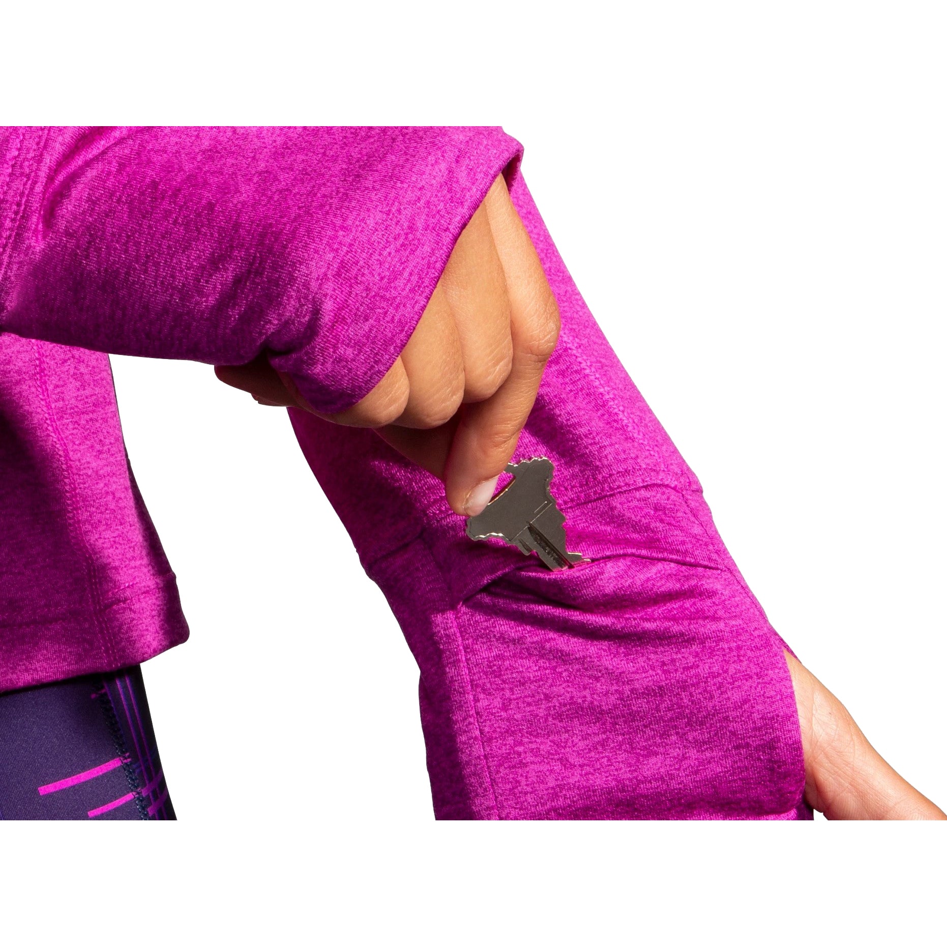 Brooks Women's Dash Running 1/2 Zip Top - Lightweight Performance Jacket for Running, Jogging & Outdoor Workouts - Perfect for Cool Weather Training & Gym Sessions
