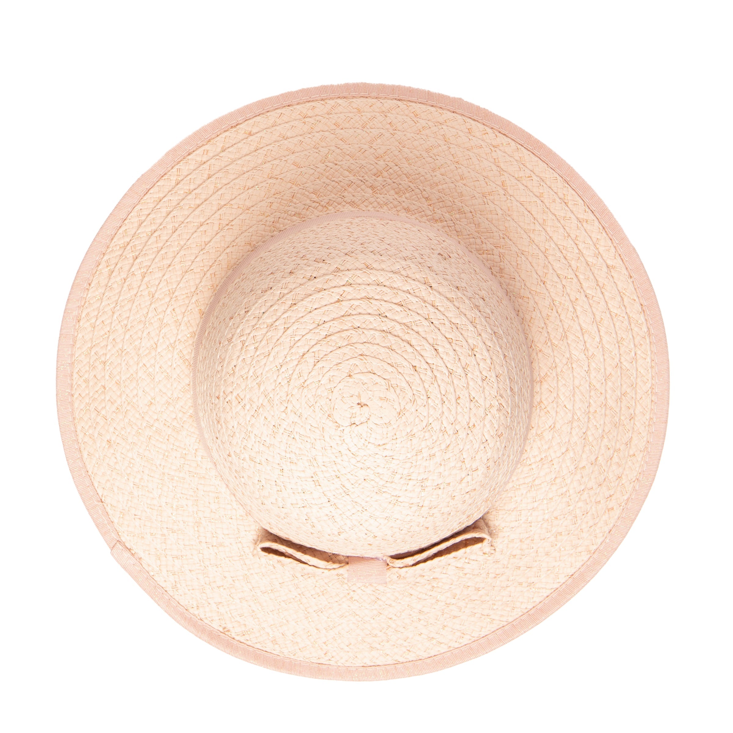 Kids Paper Braid Floppy Hat with Bow Headband - Perfect for Birthday Parties, Costumes & Dress-Up Play