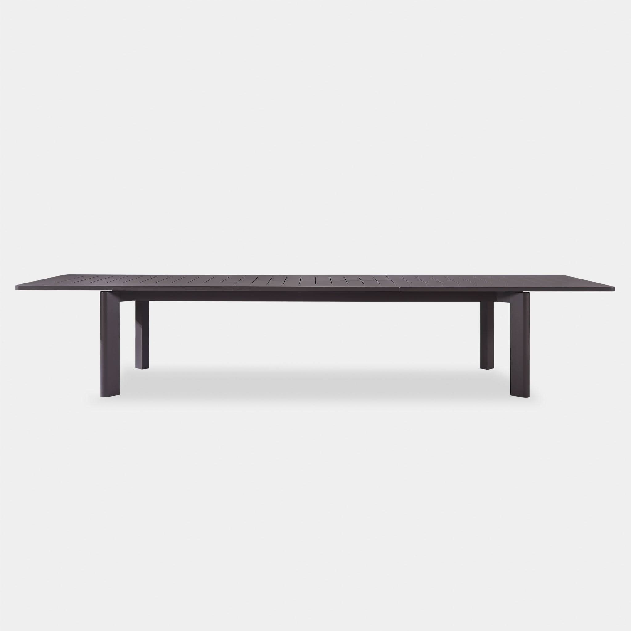 Byron Aluminum Extendable Dining Table - Modern & Durable for Indoor/Outdoor Use | Perfect for Patio, Garden, or Small Space Dining