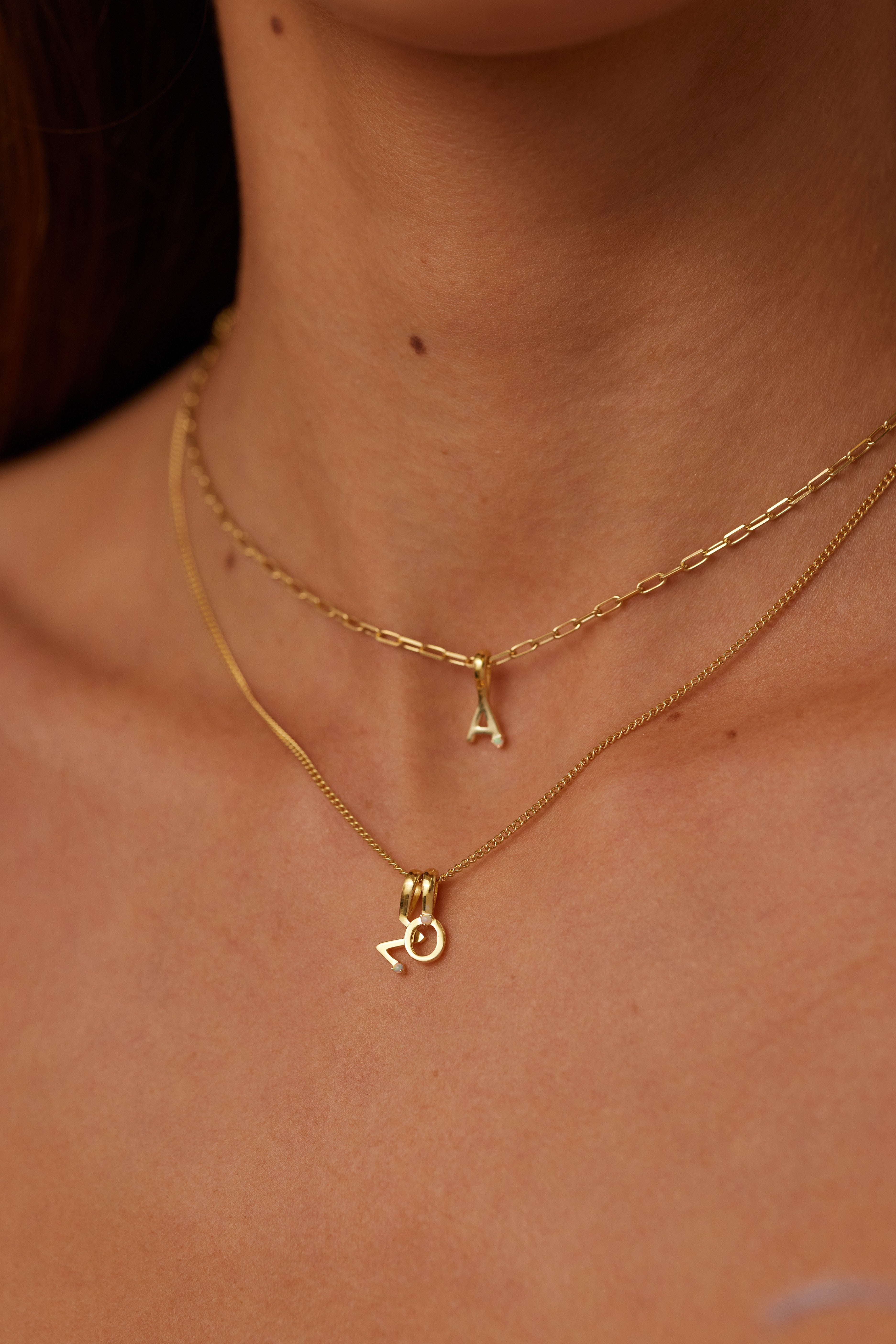 Initial Gold Charms for Jewelry Making - Personalized Name Necklace Pendants, Engravable Gift for Women & Girls - Perfect for Birthdays, Anniversaries & Special Occasions
