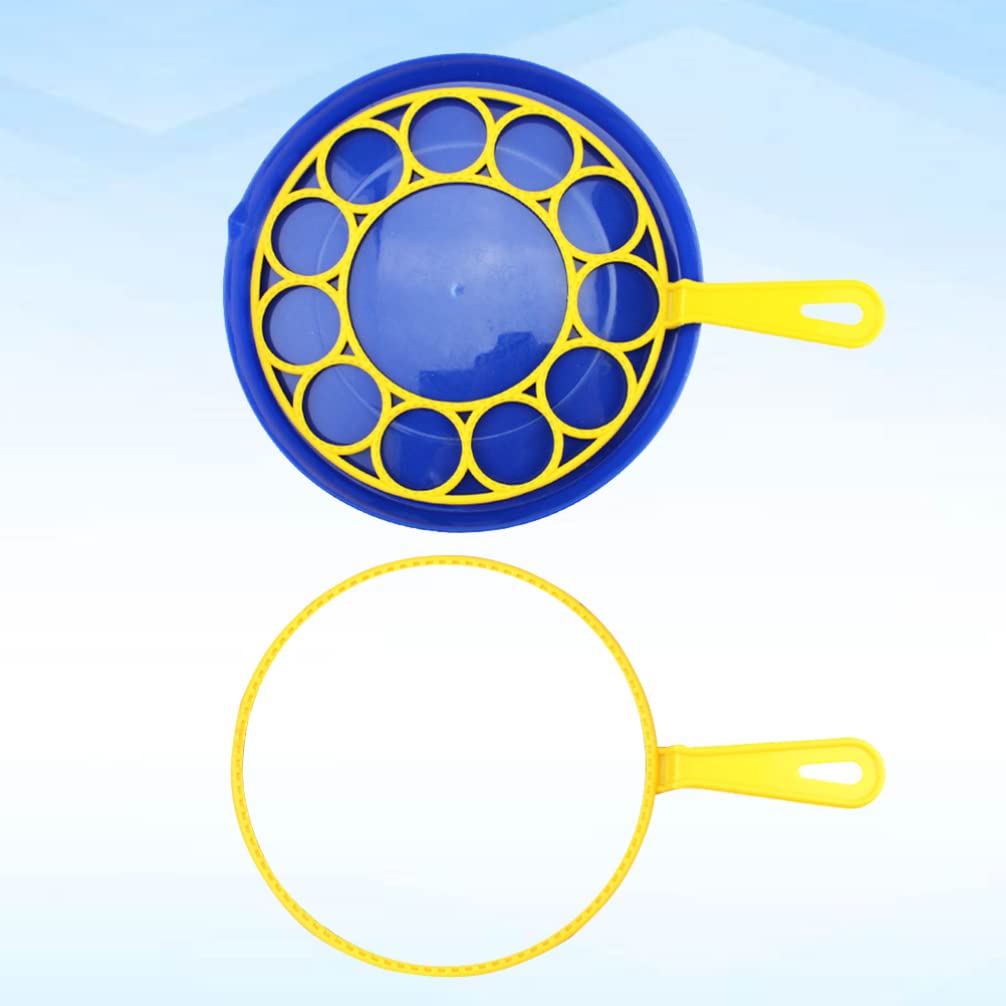 3pcs Bubble Wands Set for Big Bubbles - Fun Bubble Maker with Tray | Bulk Party Favors for Kids Birthday, Outdoor Play & Summer Activities
