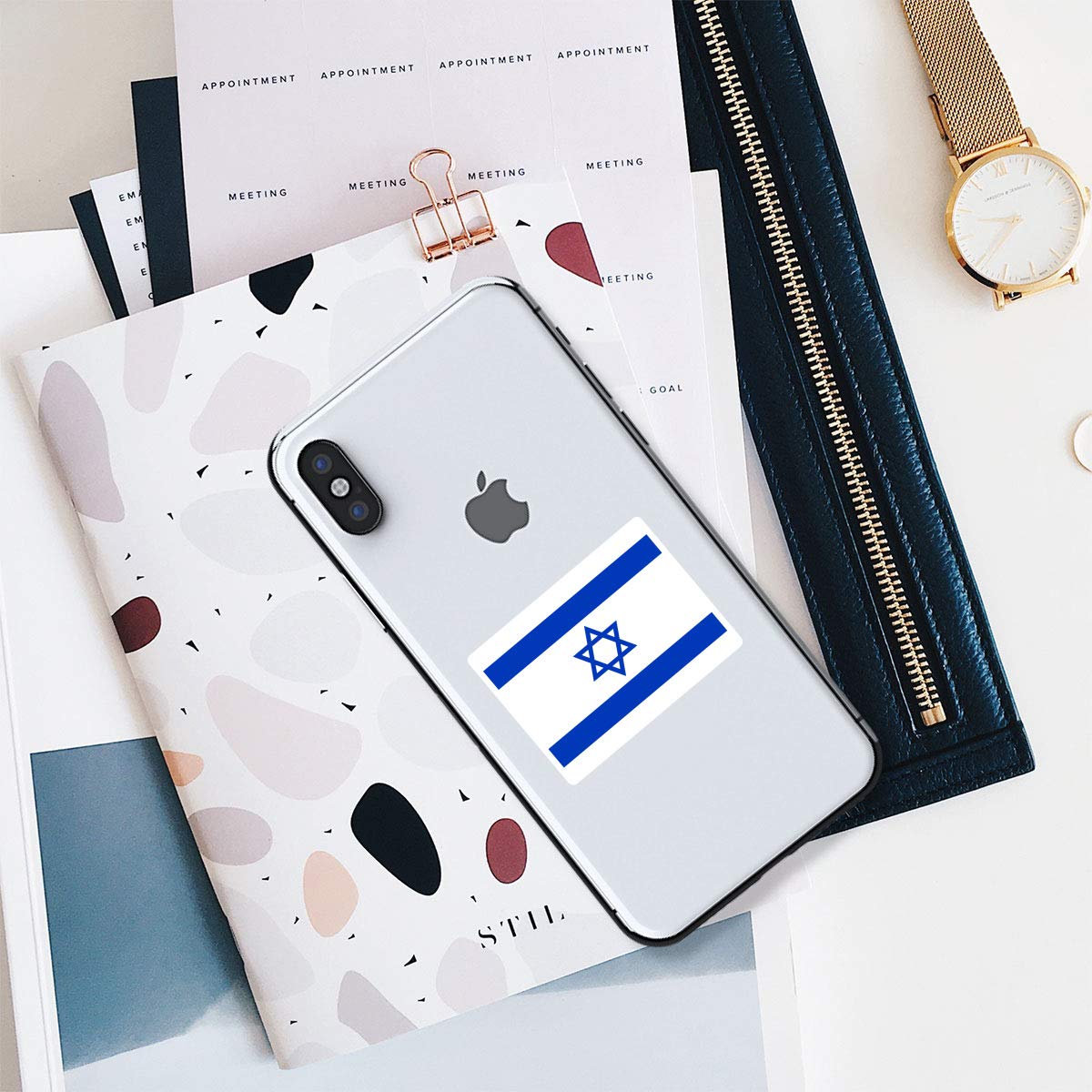 Israel Flag Stickers - 3 Pack (2.5
