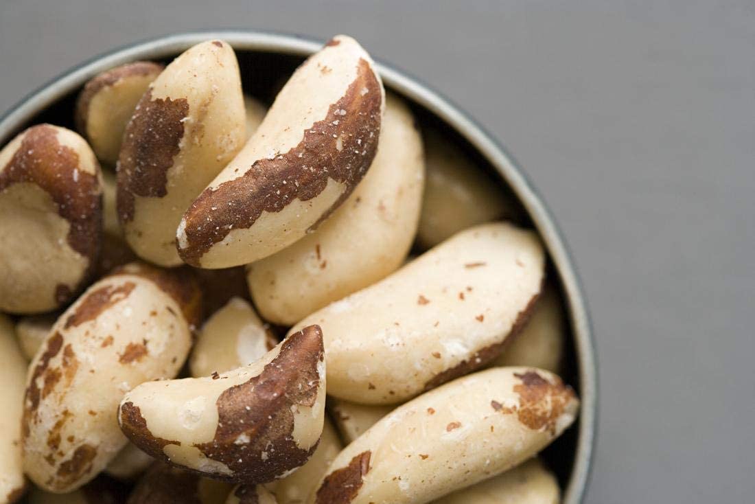 Premium Bulk Brazil Nuts 25 lbs - Wholesale Raw Organic Nuts for Baking, Snacking & Healthy Recipes - Great for Trail Mix, Desserts & Vegan Diets
