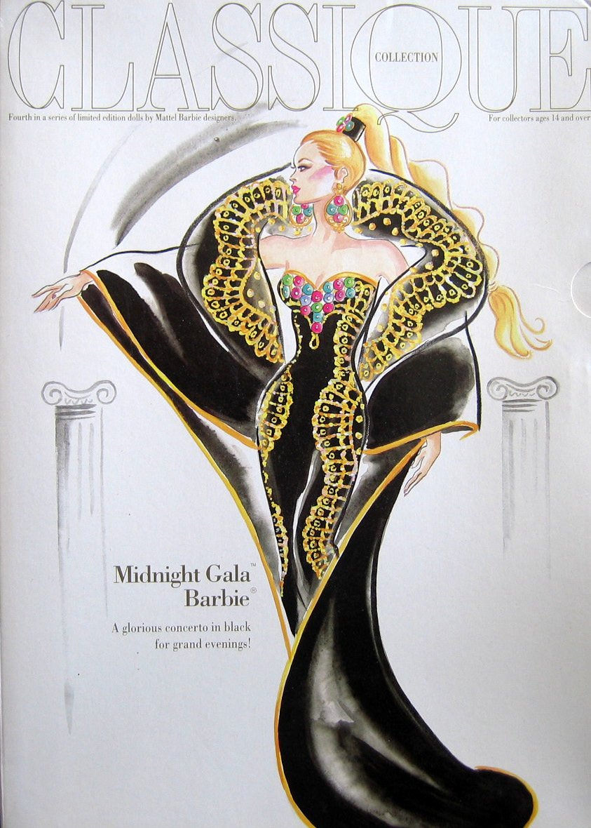 Barbie Mattel Midnight Gala Doll 1995 - Collector's Edition for Display