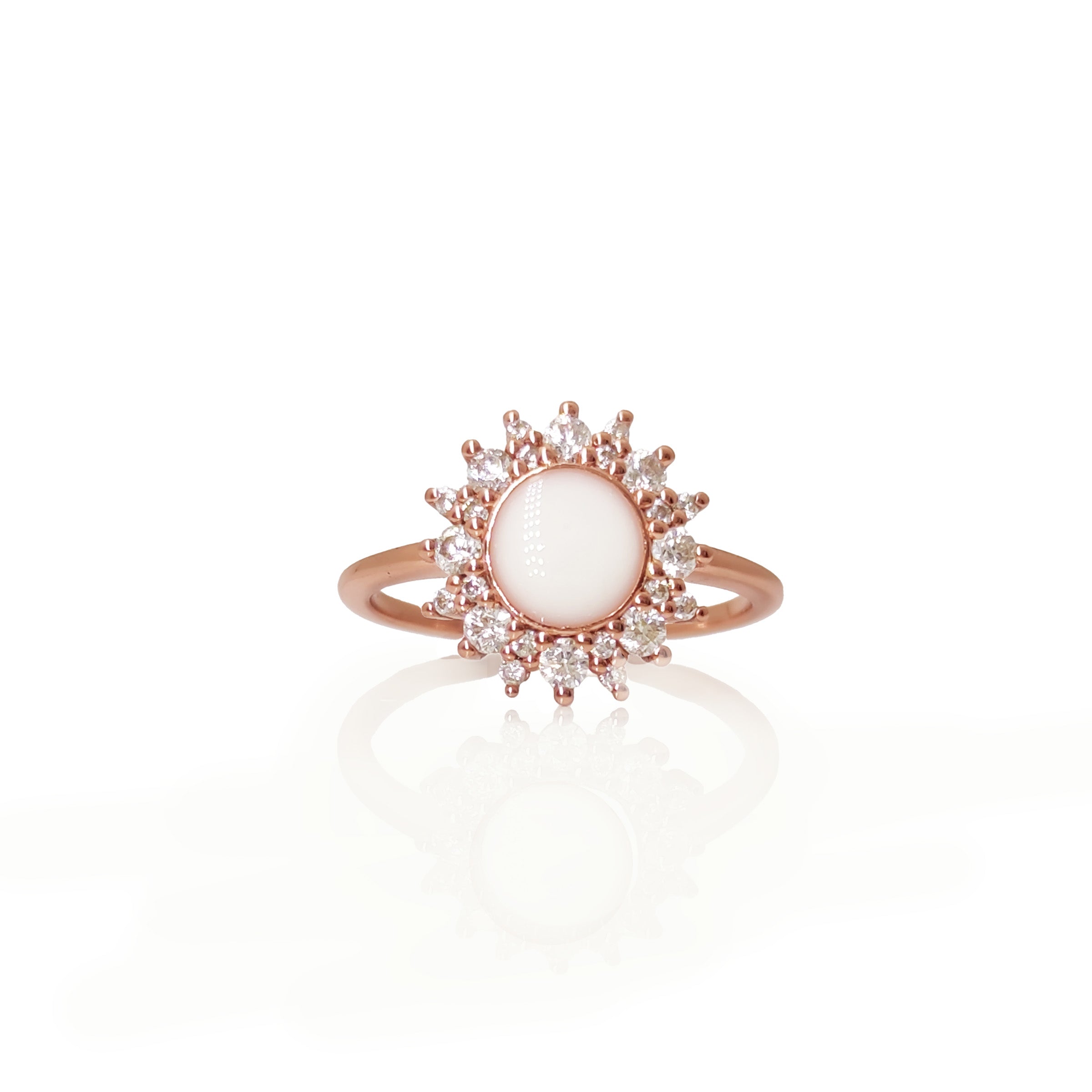 Breastmilk Glow: Sunburst Breastmilk Ring - Unique Breast Milk Jewelry for Moms, Keepsake Gift for New Mothers - Perfect for Mother's Day, Baby Shower & Memorial Jewelry
