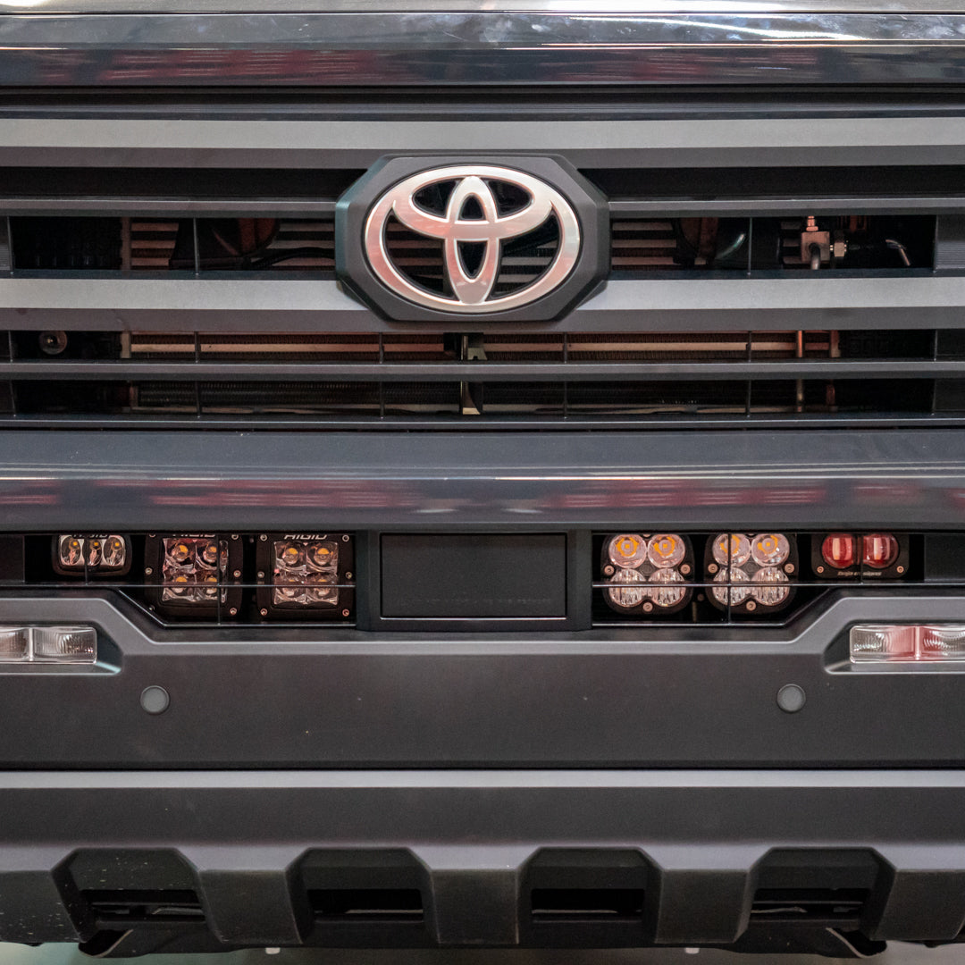 2024 Toyota Tacoma LED Light Bar Bumper Mount Kit - Heavy Duty Off-Road Bracket for Fog Lights & Driving Lights - Perfect for Night Driving, Camping & Truck Accessories