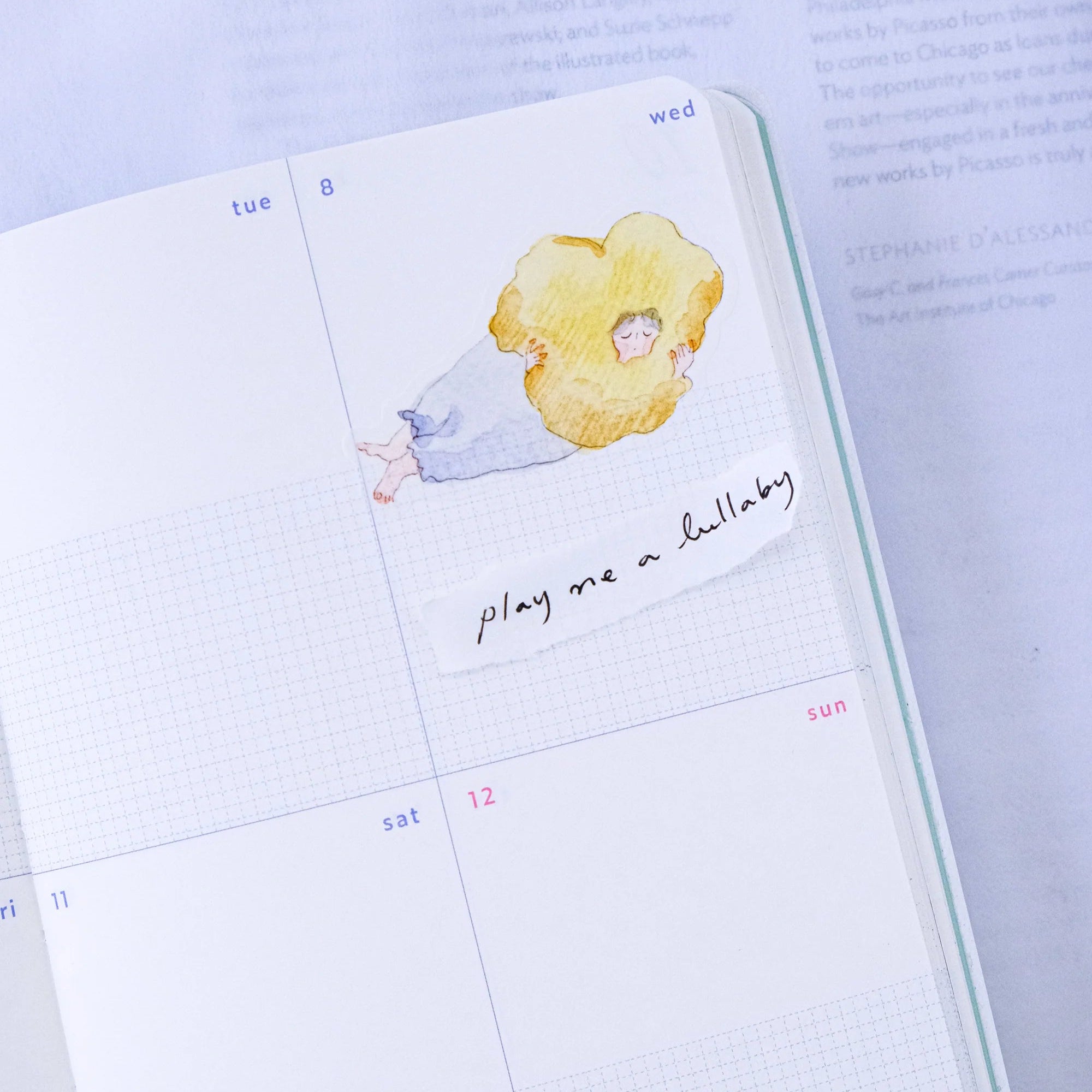 Dodolulu Planner Sticker Matchbox - The Echoes Within - Decorative Stickers for Bullet Journals, Scrapbooks & DIY Crafts - Perfect for Planning, Organizing & Creative Projects